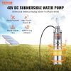 VEVOR Solar Water Pump, 48V DC 369W Submersible Deep Well Pump, Max Flow 8.4 GPM, Max Head 273 ft, Max Submersion 65.6 ft